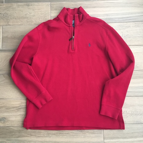 NWOT Ralph Lauren Polo French Rib Half Zip Sweater - Picture 2 of 3